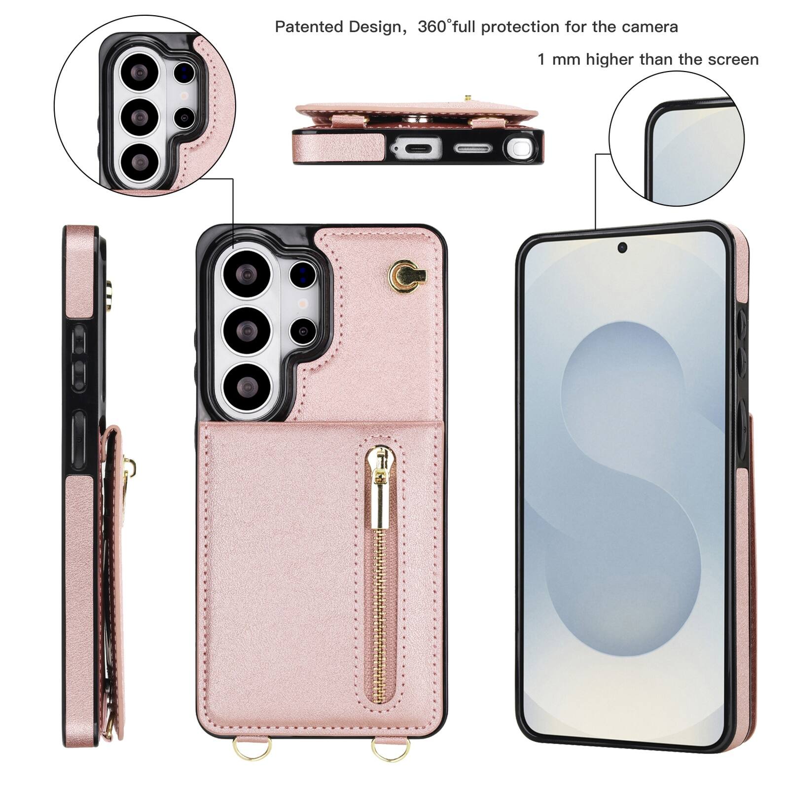 Patented Design, 360° full protection for the camera  
1 mm higher than the screen