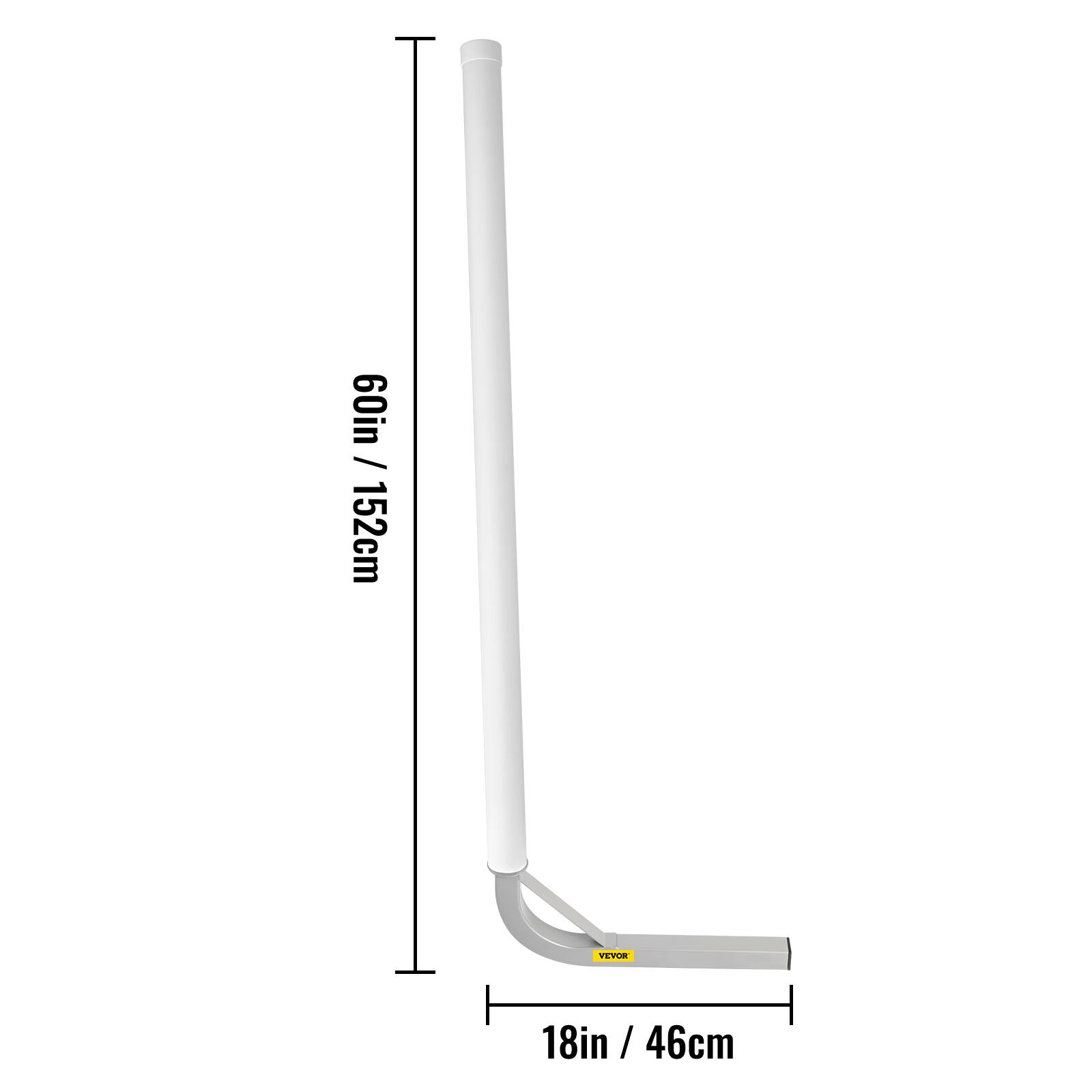 60in / 152cm  
18in / 46cm