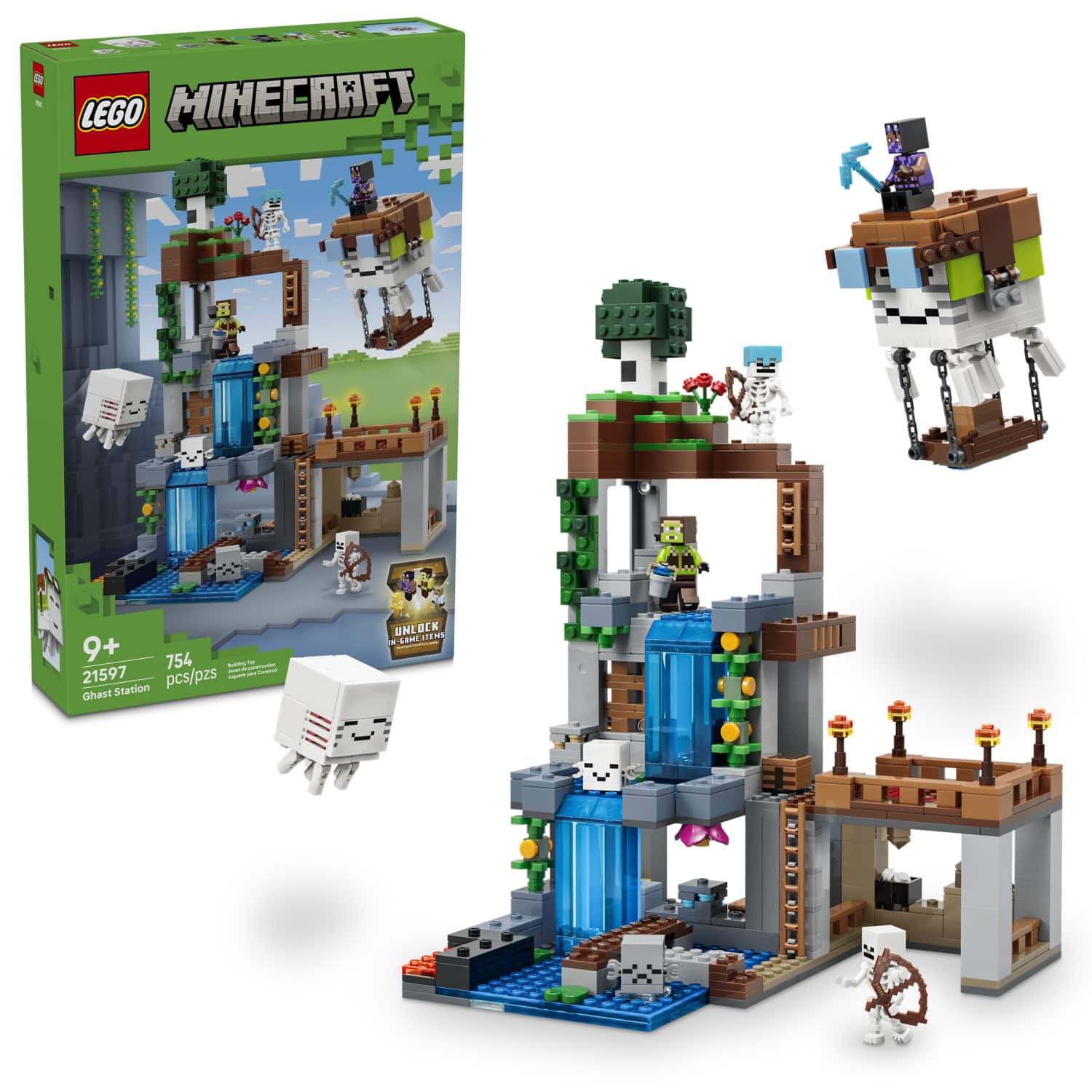 LEGO - Minecraft Ghast Station Toy for Kids 21597