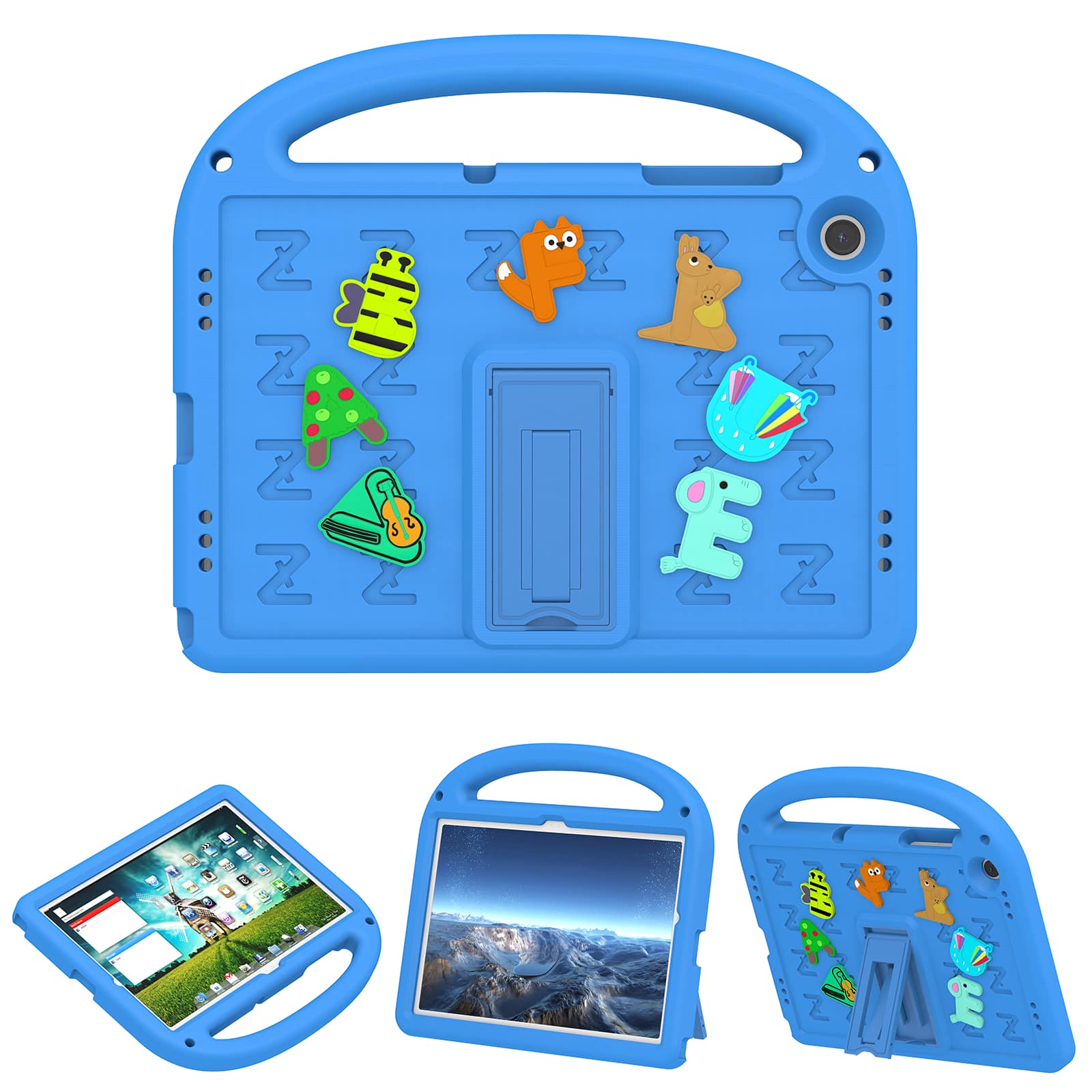 "Dteck - Kids Shock-absorbent TPU Tablet Case for Samsung Galaxy Tab A11+ (2025) X230 / A9+ (2023) X210 11"" with Shoulder Strap - Blue" price history on PriceWatchPro