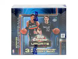 2025-26 Topps Chrome Update Series Basketball Hobby Jumbo Box