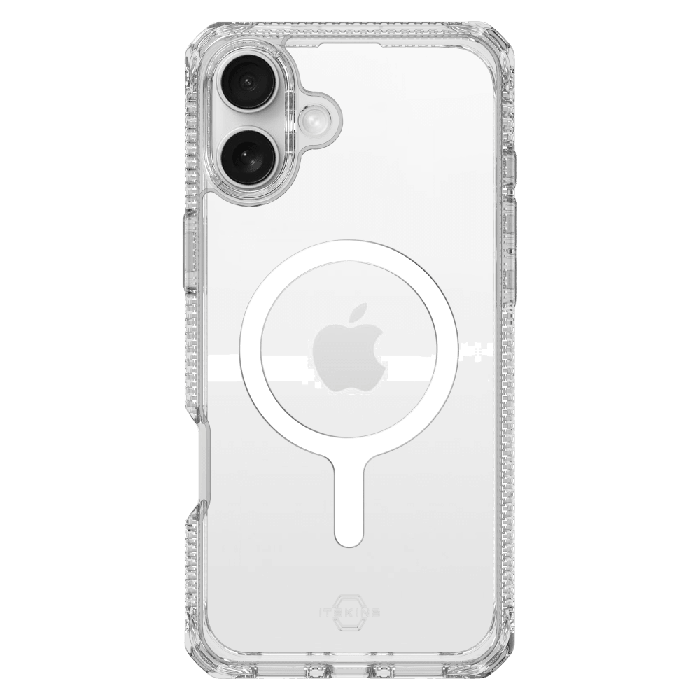 Itskins - Hybrid_R MagSafe Case for Apple iPhone 16 - Clear