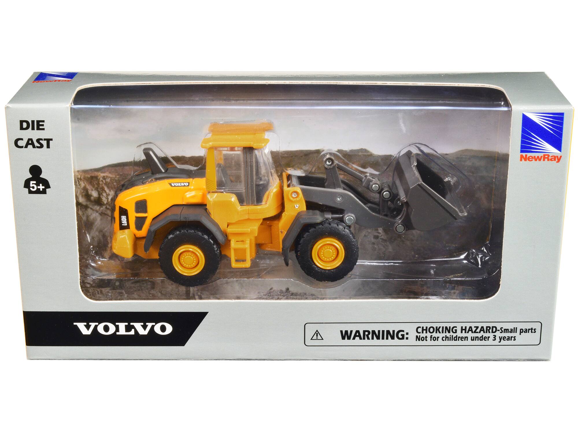 DIE CAST  
5+  

VOLVO  

WARNING: CHOKING HAZARD - Small parts  
Not for children under 3 years  

NewRay