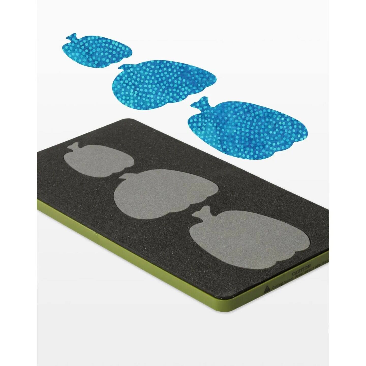 Left. AccuQuilt - Go Fabric Cutting Dies It Fits, Pumpkins - Multicolor.