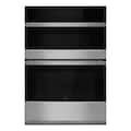 JennAir - NOIR 30" Microwave Combination Wall Oven Dual-Fan True Convection with Advanced Temperature Precision - Stainless Steel