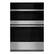 Front. JennAir - NOIR 30" Built-In Microwave Combination Electric Wall Oven with Convection - Stainless Steel.