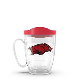 Tervis - Arkansas Razorbacks 16oz. Emblem Classic Mug with Lid - Multicolor