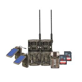 Stealth Cam - Revolver Pro 2.0 360-Degree 40MP Trail Camera (Brown) Bundle