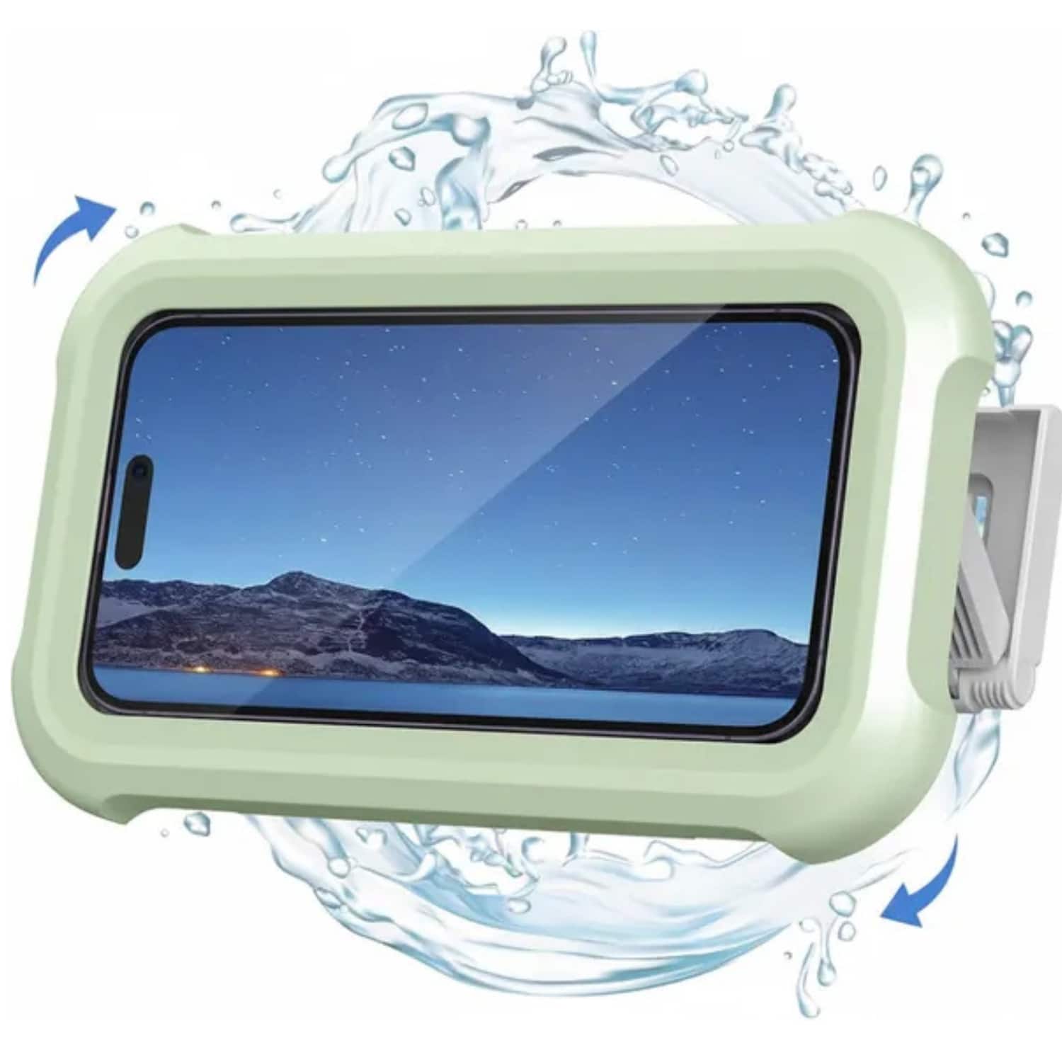Stock Preferred - 360° Universal Waterproof Phone Holder - Green - Black