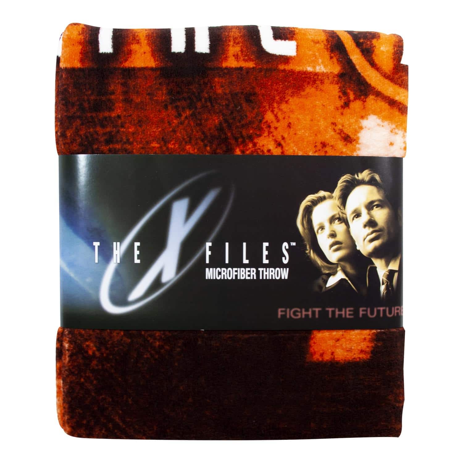 Seven20 - X Files Merchandise | X-Files Logo Lightweight Fleece Blanket | 50 x 60 Inches - Red/White
