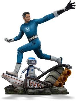 Iron Studios - The Fantastic Four: First Steps - Mr. Fantastic Statue - Collectibles - Multicolor