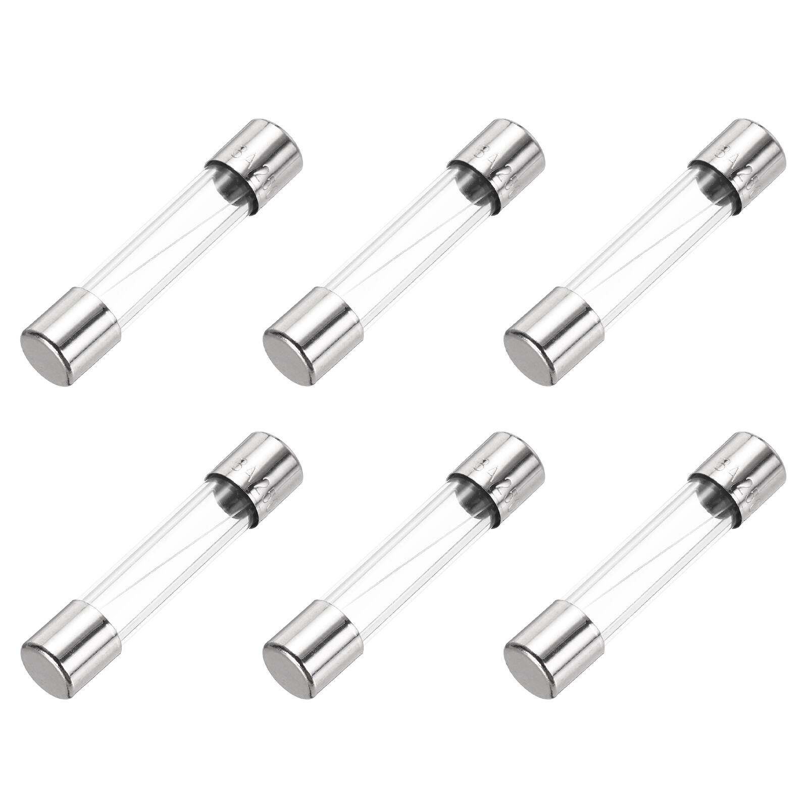 Front. Unique Bargains - 3A 250V 6x30mm Time Delay Glass Fuse UL Listed Slow Blow Fuse for Home Appliances 6pcs.