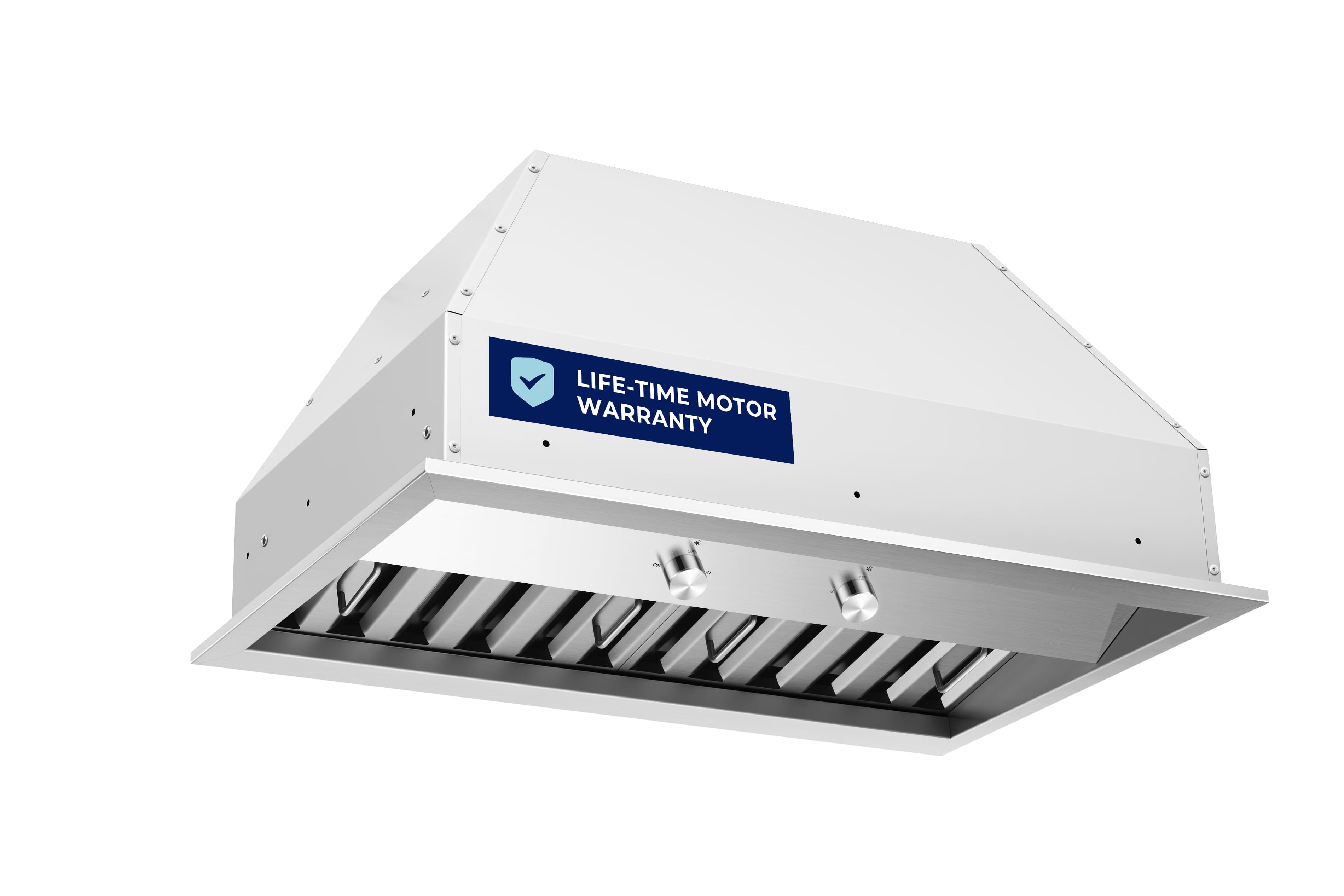 Hauslane - 30 inches - Convertible - Range Hood Insert - Silver