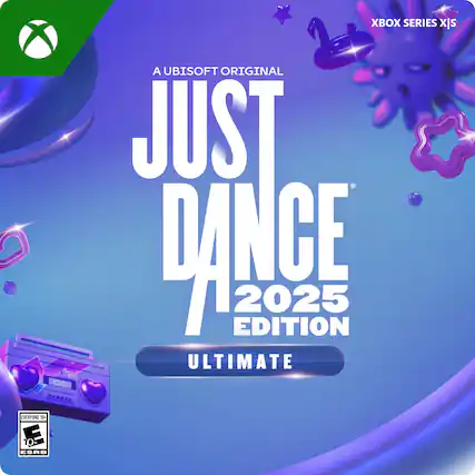 GIP XBX SERIES slx A UBISOFT ORIGINAL JUST DANCE CE 2025 EDITION ULTIMATE EVERYDNE ESRB - E10+ (Everyone 10+)