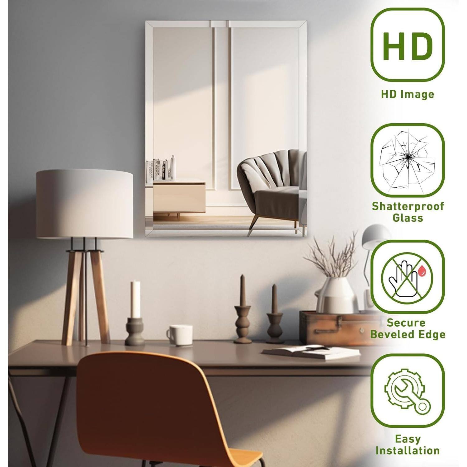 HD Image  
Shatterproof Glass  
Secure Beveled Edge  
Easy Installation