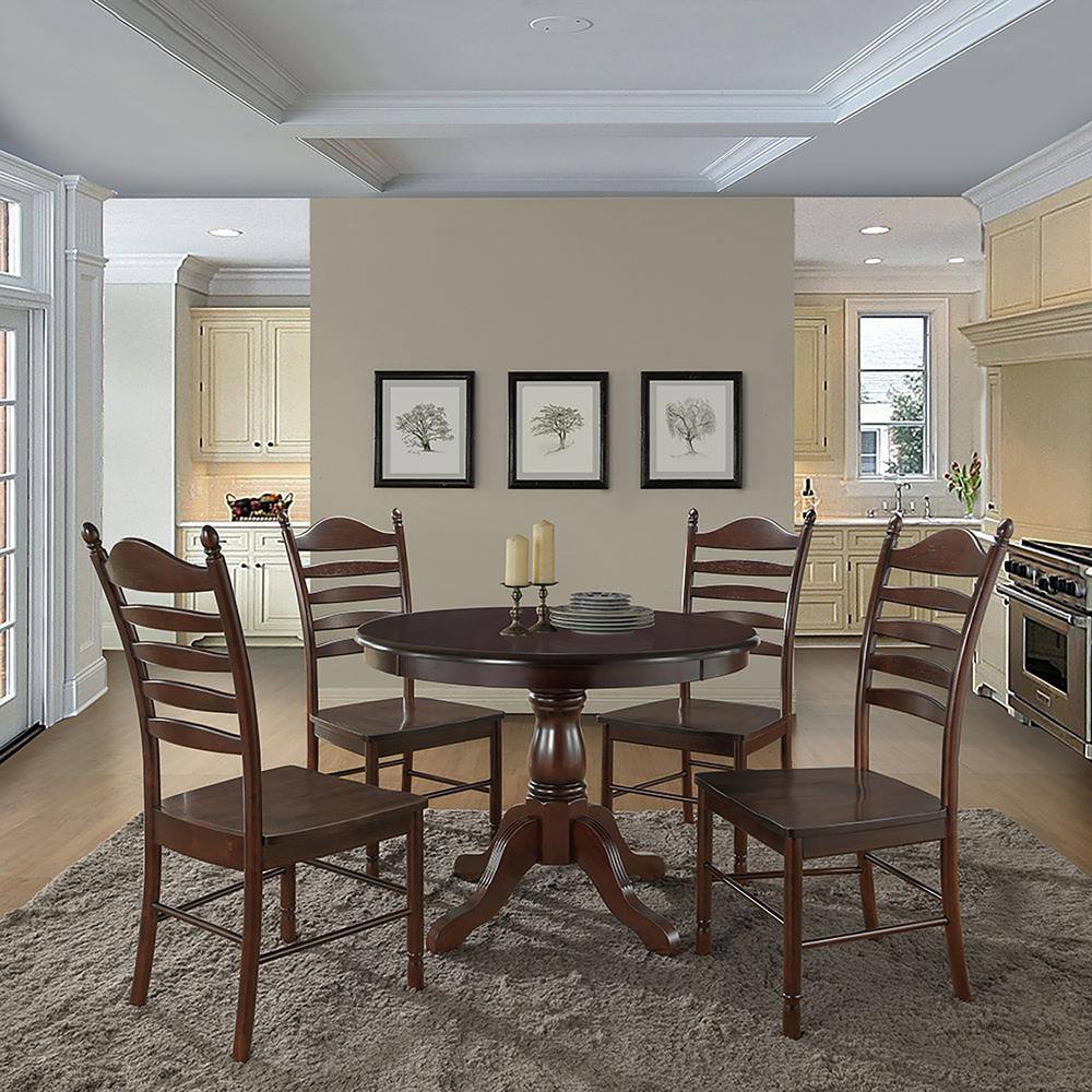 Alt View 3. Carolina Chair & Table - Whitman Dining Chair - Espresso - Brown.