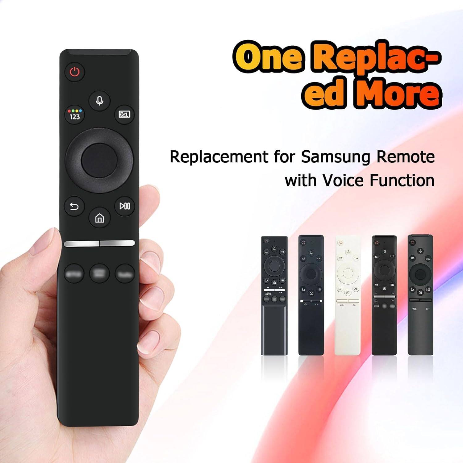 One Replaced More Replacement for Samsung Remote with Voice Function