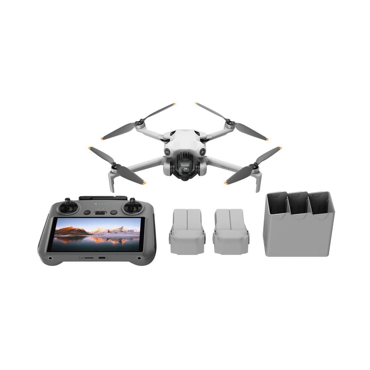 Alt View 9. DJI - DJI Mini 4 Pro Drone Fly More Combo Plus, Bundle with 20" Folding Landing Pad and 4 Color Strobe Anti-Collision Light.