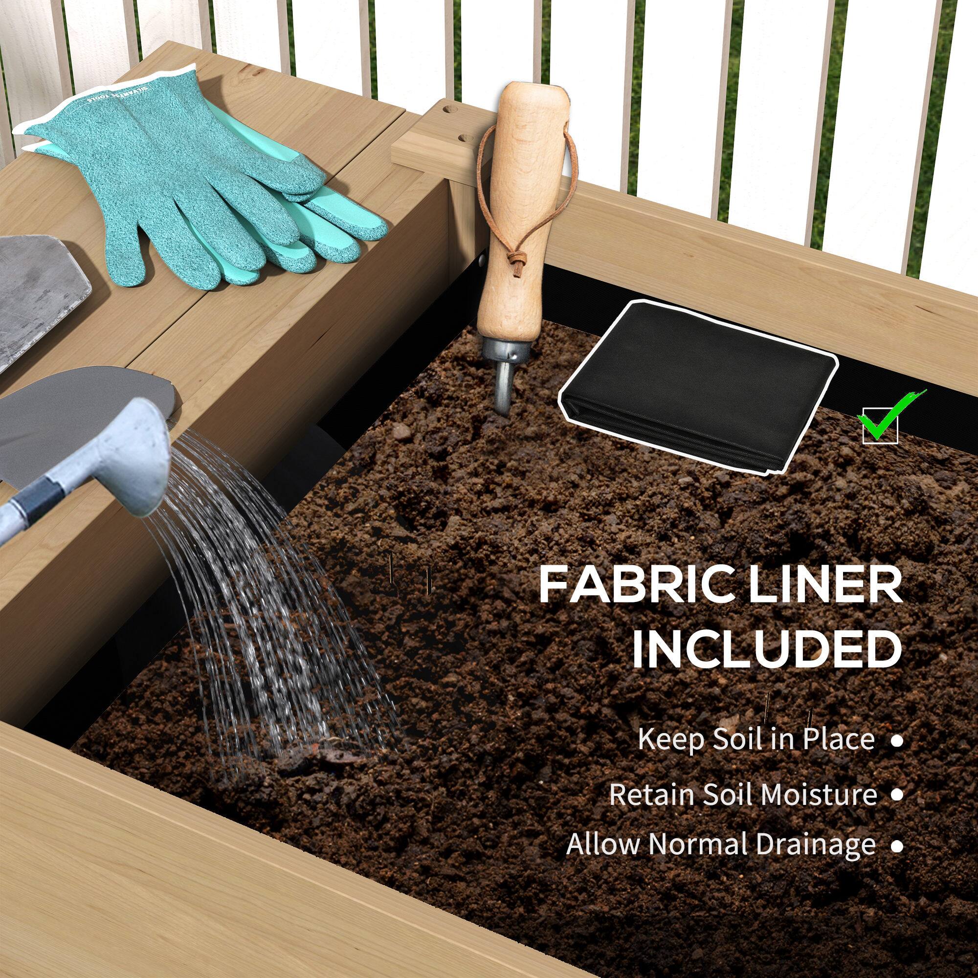 FABRIC LINER INCLUDED

- Keep Soil in Place
- Retain Soil Moisture
- Allow Normal Drainage