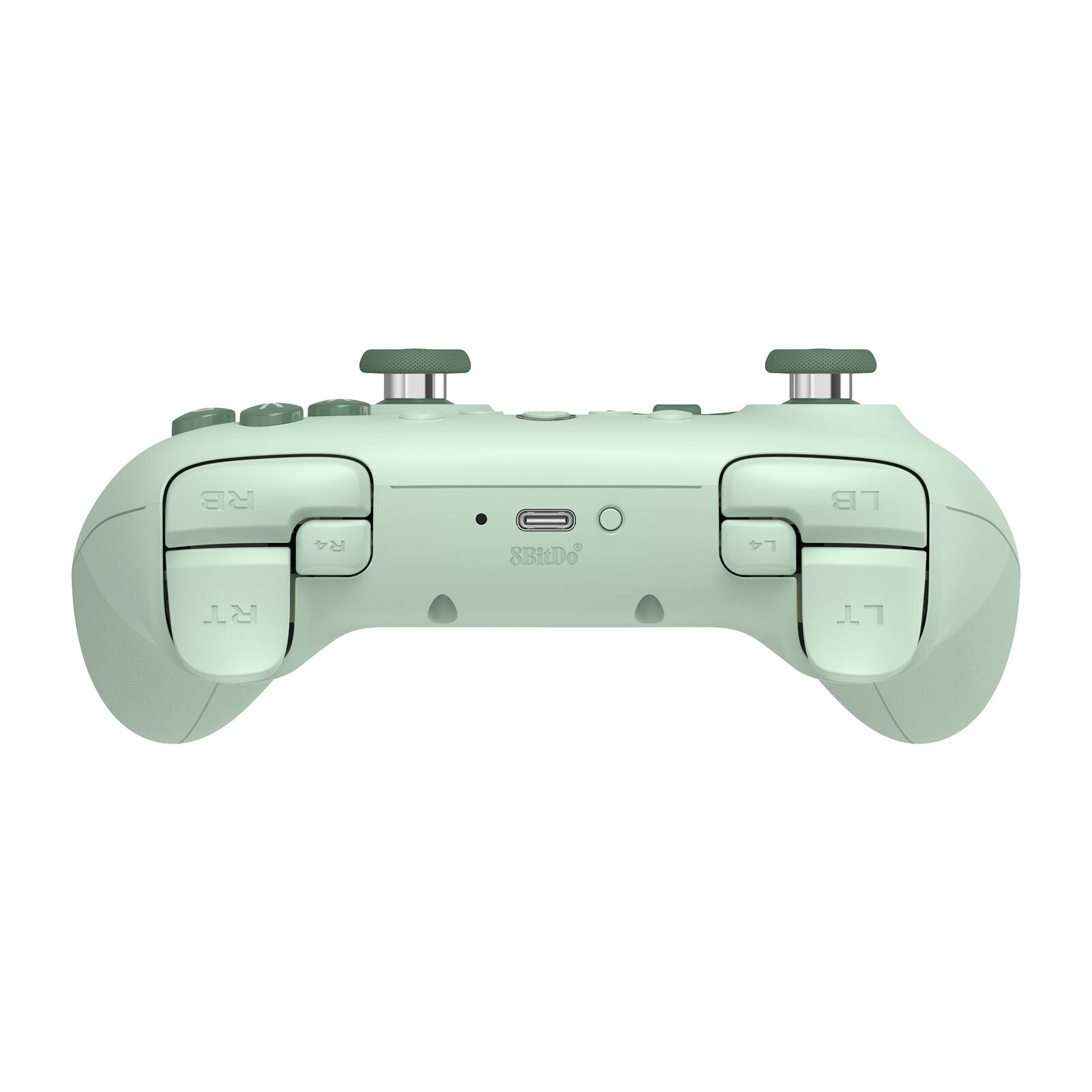 Left. 8BitDo - Ultimate 2C Wireless Controller for Android and Windows with Hall Effect Joysticks - Green.