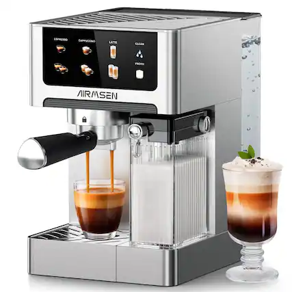 ESPRESSO CAPPUCCINO LATTE CLEAN FROTH AIRMSEN 300ml 500ml 2Xkml 100ml MIN