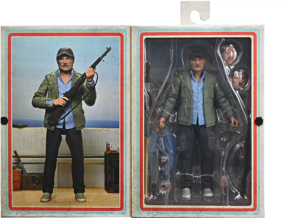 NECA Jaws 7” Scale Action Figure Ultimate Sam Quint 50th Anniversary ...