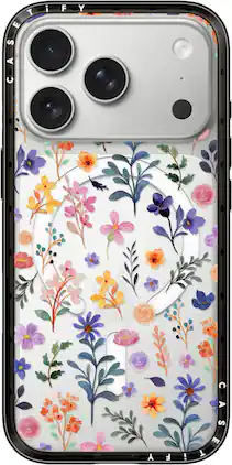 CASETiFY - Compact Case MagSafe Compatible for Apple iPhone 18 Pro and 17 Pro Devices - The Wildflowers