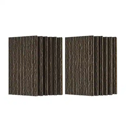 Front. Boyel Living - 12-Pack 23.62-in x 47.24-in Natural 3D Faux Stone Polyurethane Wall Panel - Natural.