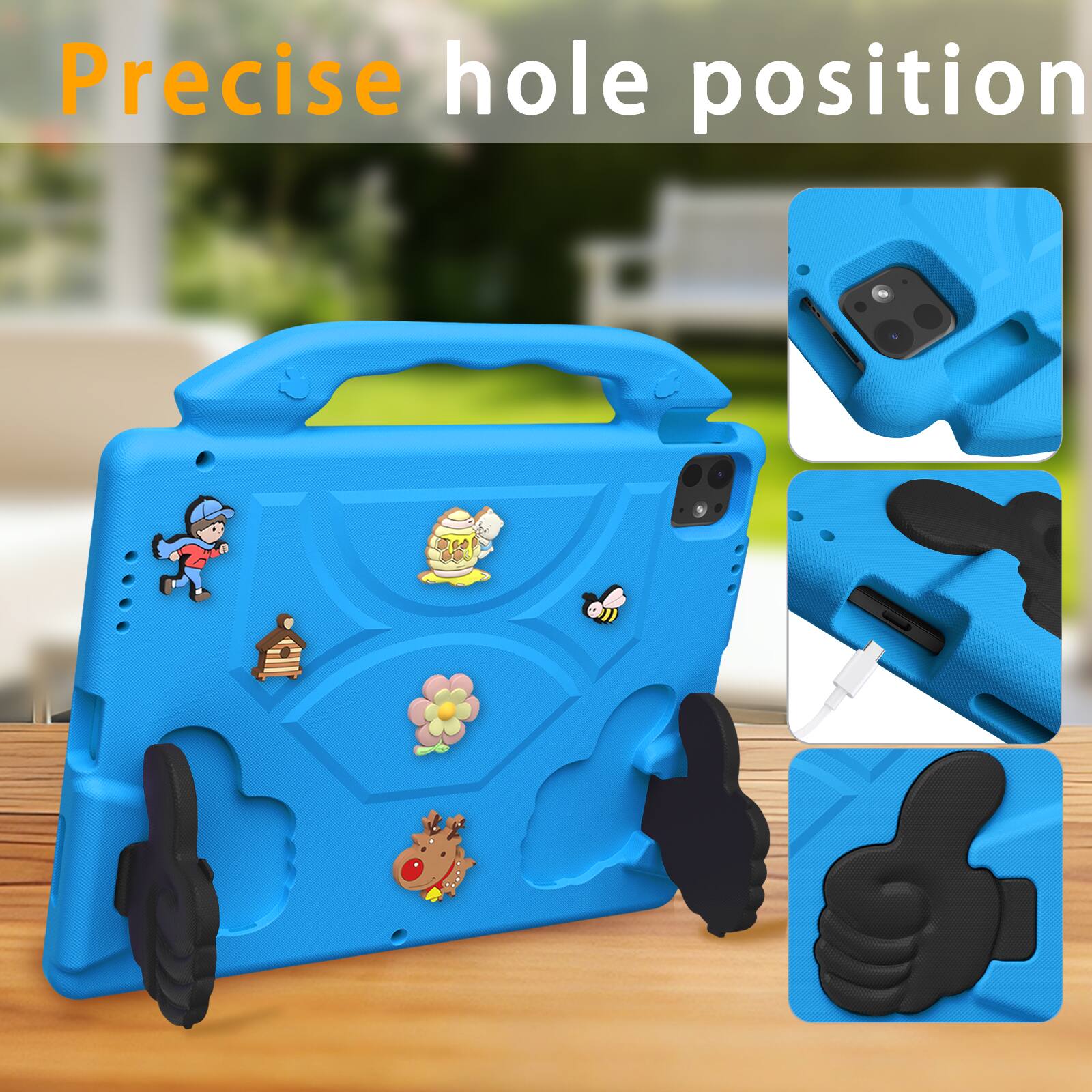 Precise hole position