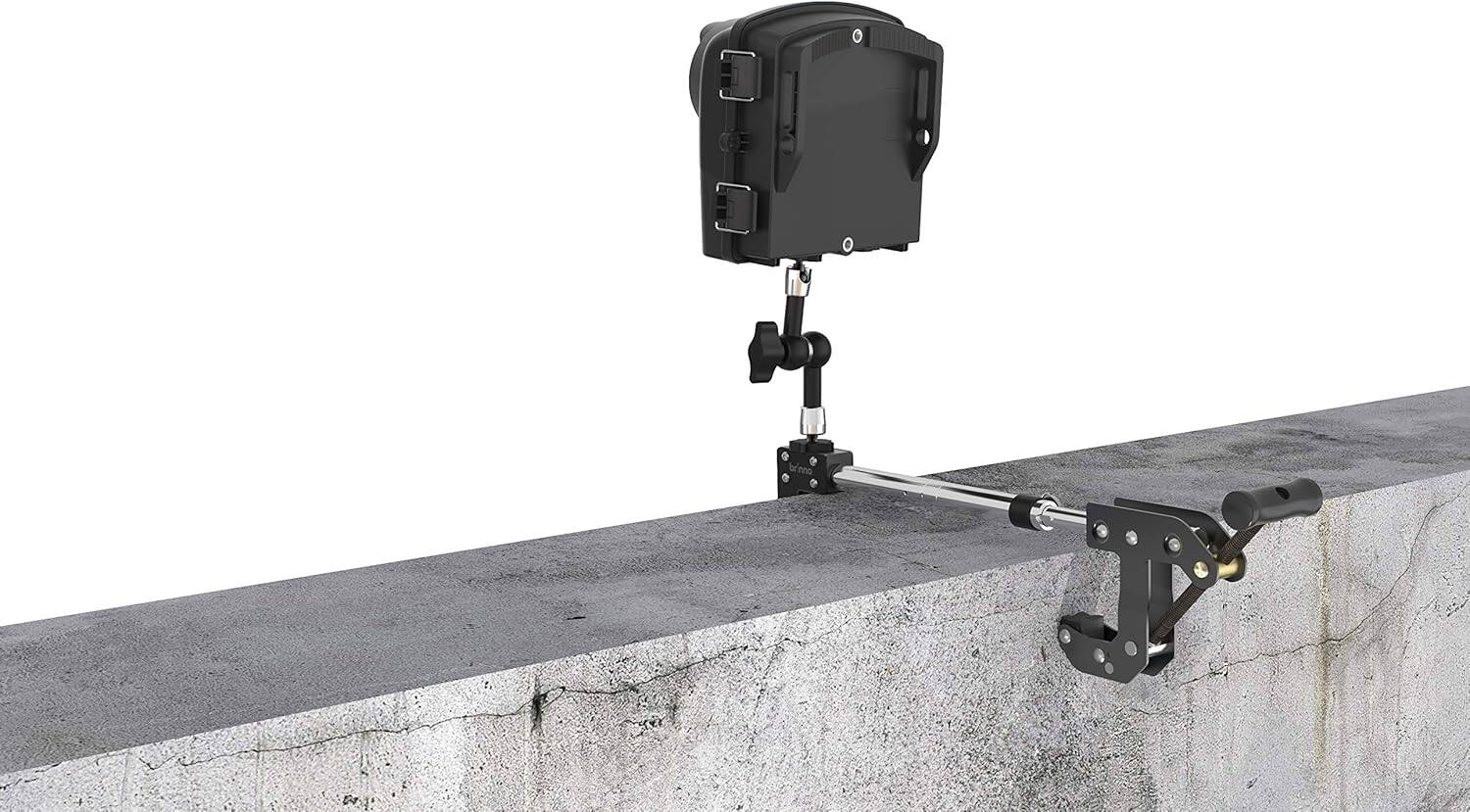 Alt View 10. Brinno - ACC1000P Heavy-Duty Camera Clamp with Magic Arm and Extension Poles.