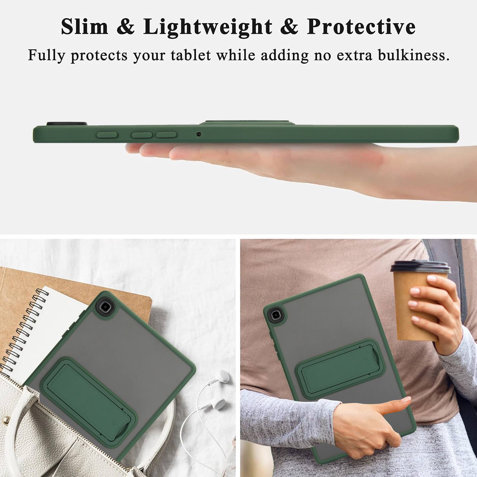 Slim & Lightweight & Protective  
Fully protects your tablet while adding no extra bulkiness.