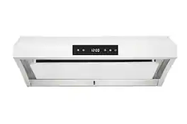 Hauslane - 30 inches - Externally Vented - Under cabinet Range Hood - White
