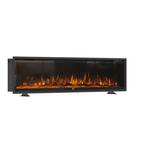 Front. Boyel Living - 72 in. Wall Mounted Standing Electric Heater Electric Fireplace - Black.