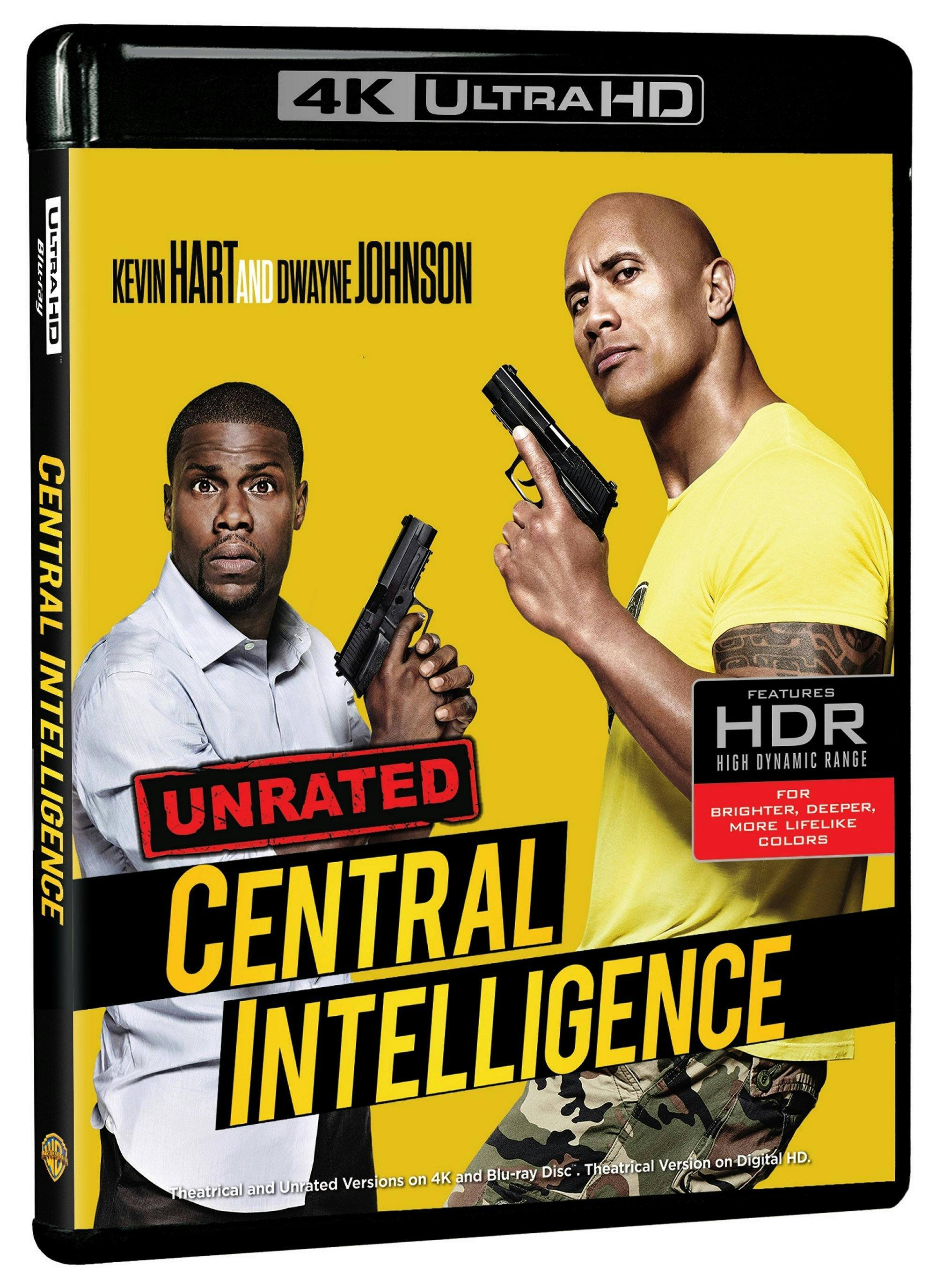 Angle. Central Intelligence   - 4K Blu-Ray.