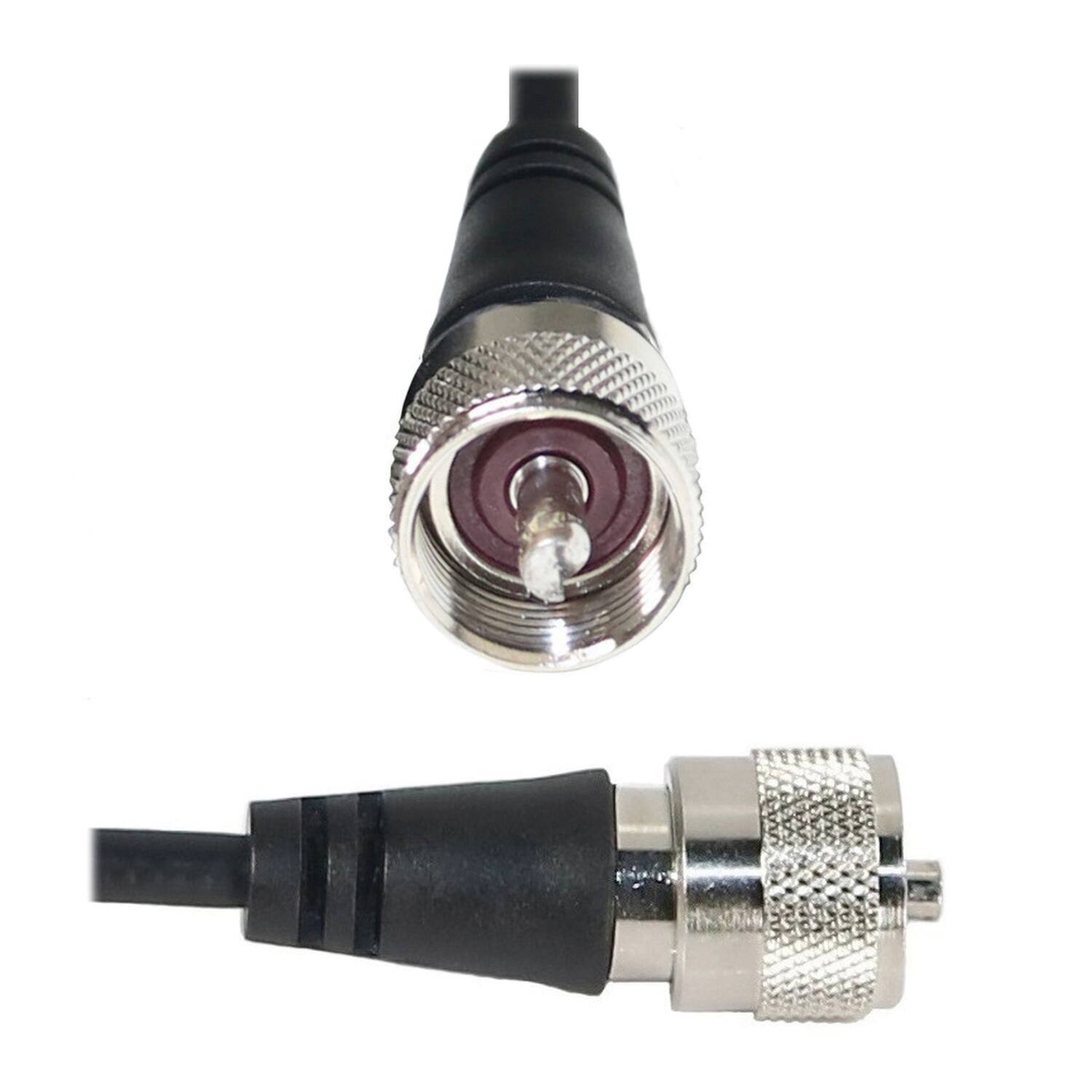 Alt View 4. Tram - Tram 240-b 5-inch Black Steel Nmo Magnet Mount With Rg58 Coaxial Cable And Uhf Pl-259 Connector - Black.
