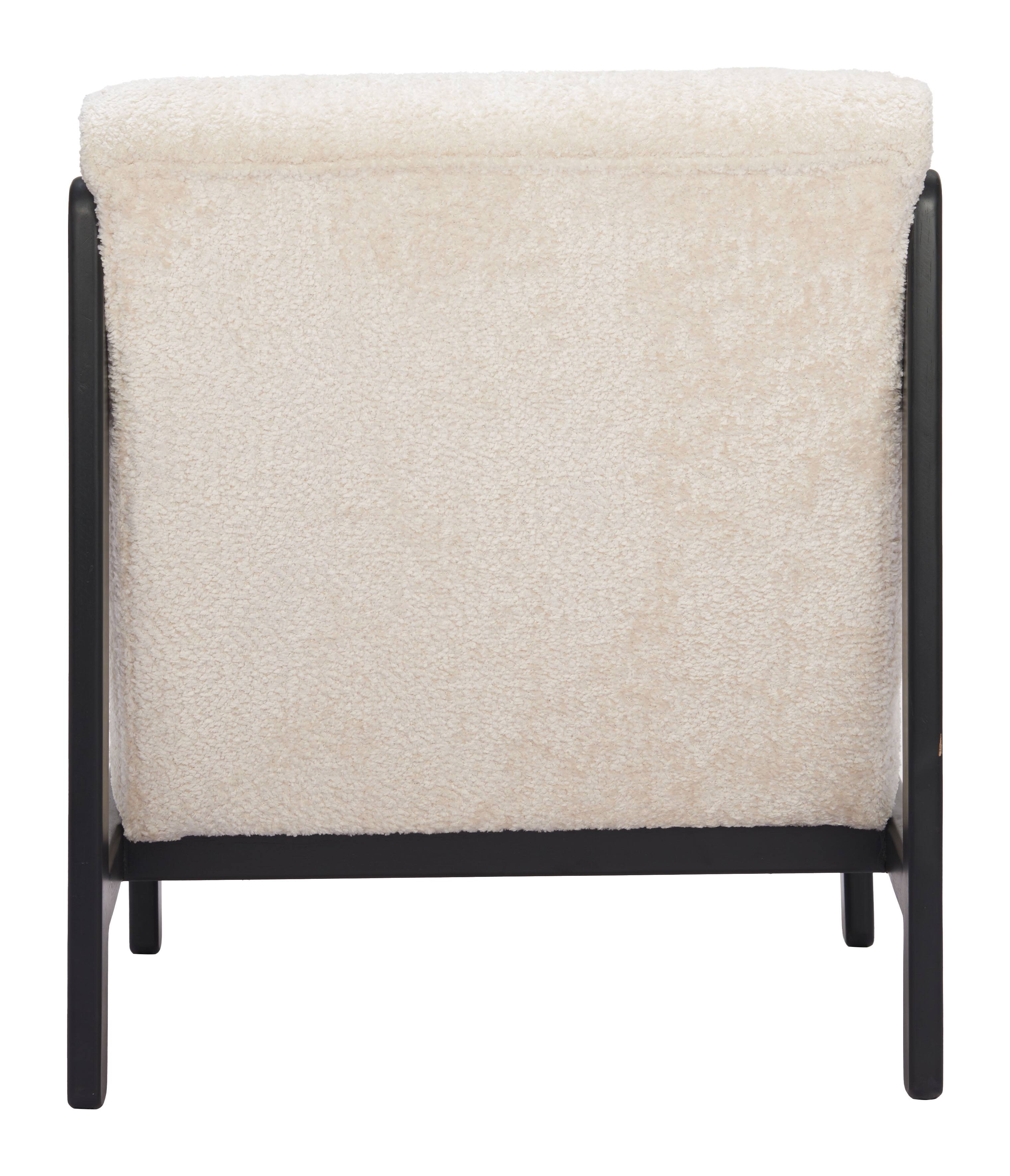 Alt View 2. Hivvago - Maki Accent Chair Beige - Beige.