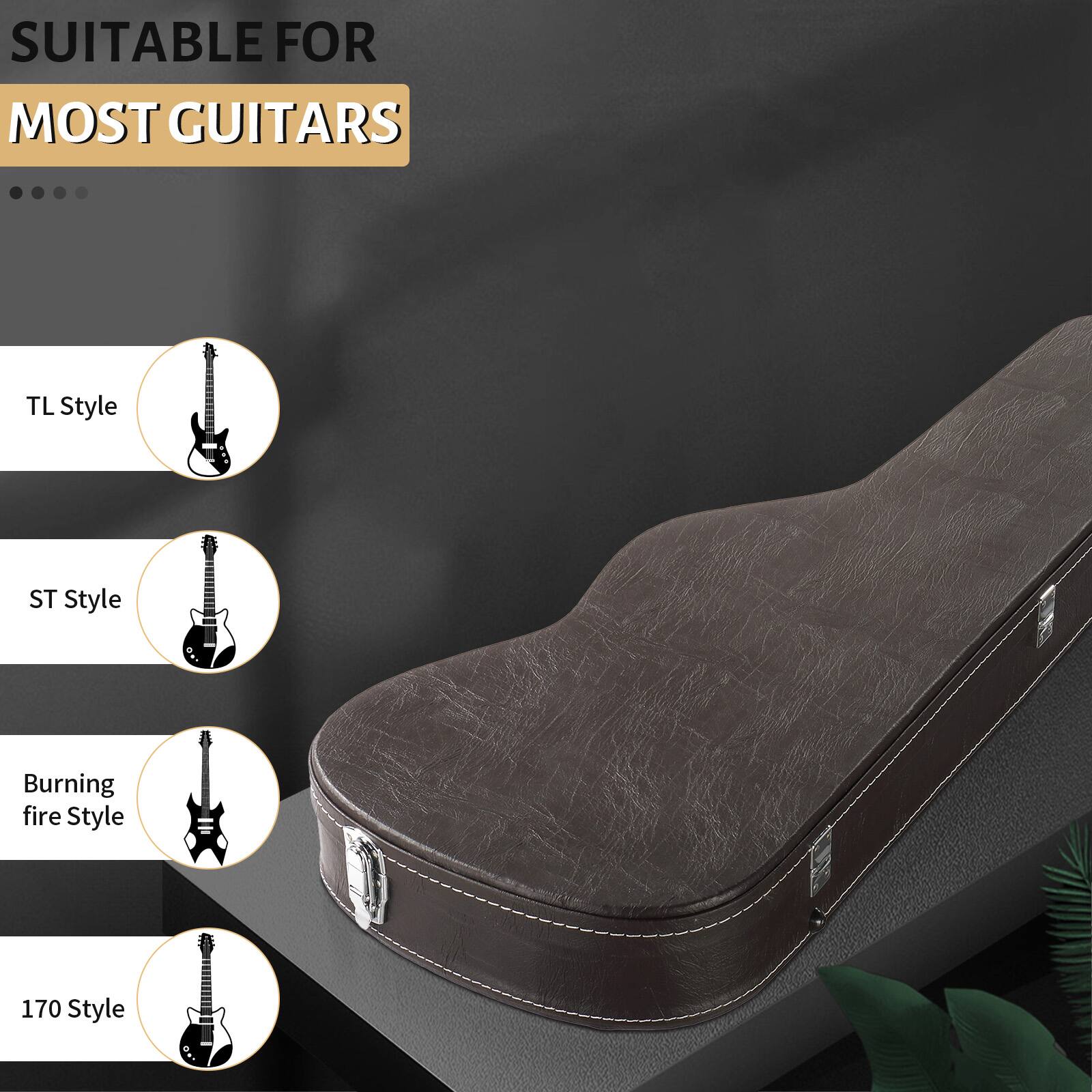 SUITABLE FOR MOST GUITARS

- TL Style
- ST Style
- Burning fire Style
- 170 Style