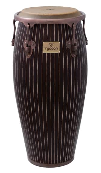 Tycoon Percussion - Master Handcrafted Pinstripe Series 10-inch Conga, 30-inch Siam Oak Shell, Water Buffalo Head, Hoops, Single Stand price history on PriceWatchPro