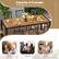 Capacity of 8 people
79" X 35.5" wide tabletop for versatile use
Dining
Gathering
Party