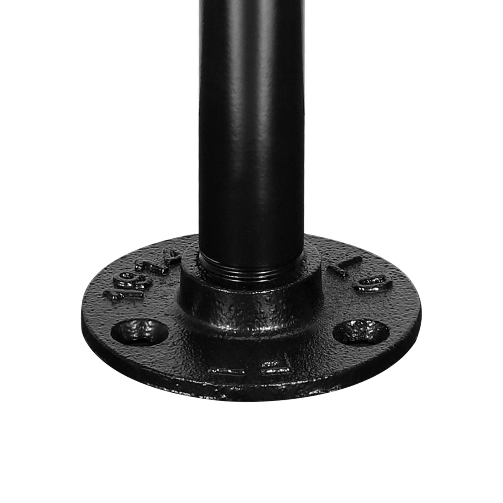 Back. Oumilen - 4 Pack Black Industrial Pipe Table Legs – 12.13in Heavy Duty Metal Legs for DIY Coffee Table - Black.