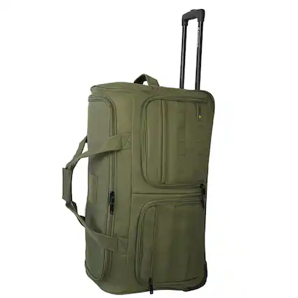 Front. US Army - ROMEO 28-inch Tactical Rolling Duffel - TACTICAL GREEN.