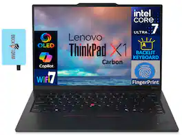 Lenovo - ThinkPad X1 Carbon Gen 13 X1 Carbon Laptop 14.0 2.8K (Intel Ultra 7-268V, Win 11 Pro) w/USB Hub - Eclipse Black