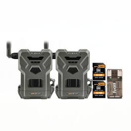 Spypoint - Flex-M Night Vision Dual-Sim LTE 28MP Cellular Trail Camera Bundle