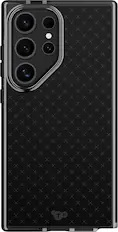 Front. Tech21 - Tech21 Evo Check Case Samsung Galaxy S24 Ultra - Smokey Black - Smokey Black.