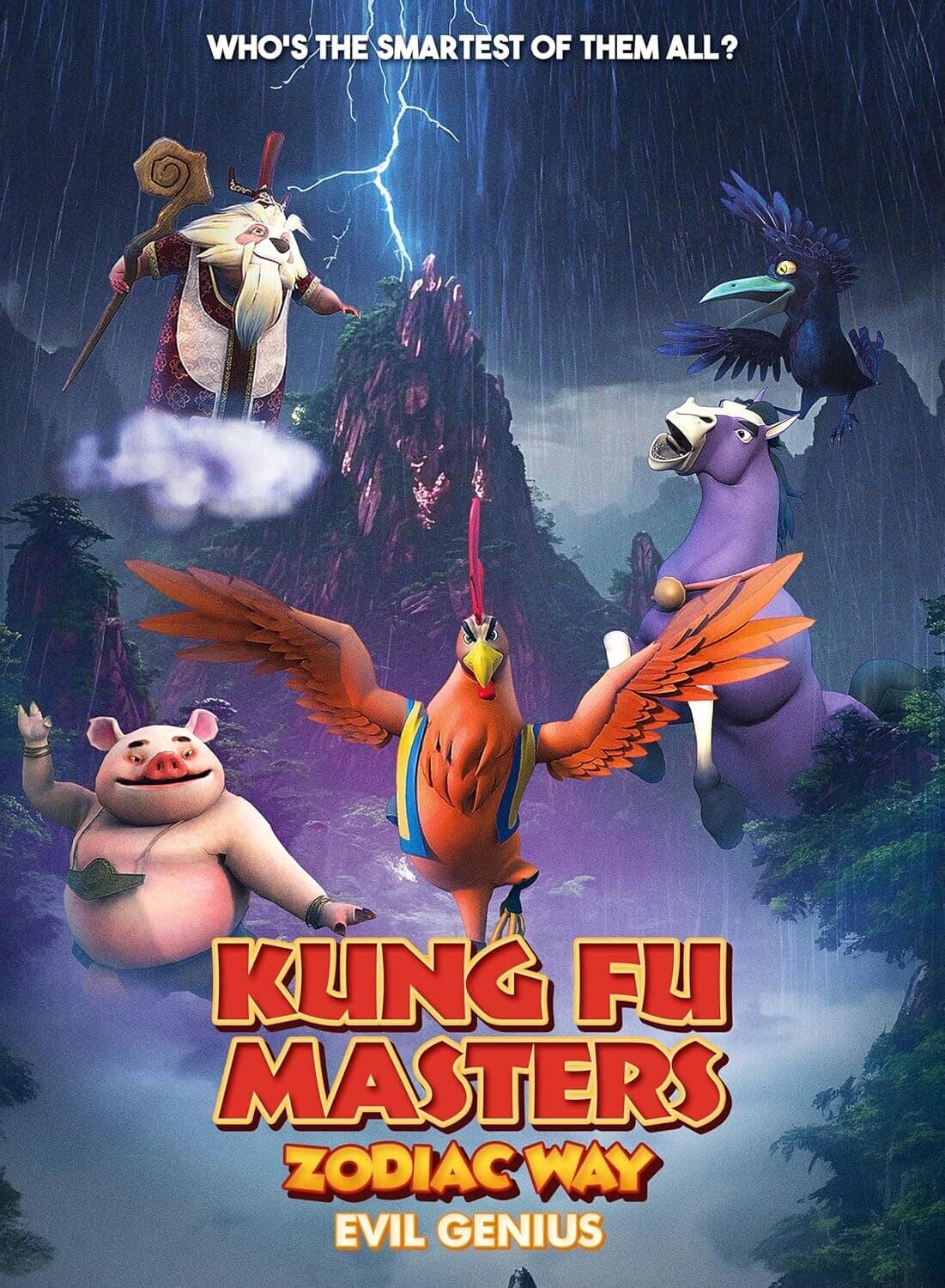 Kung Fu Masters Zodiac Way: Evil Genius  - DVD