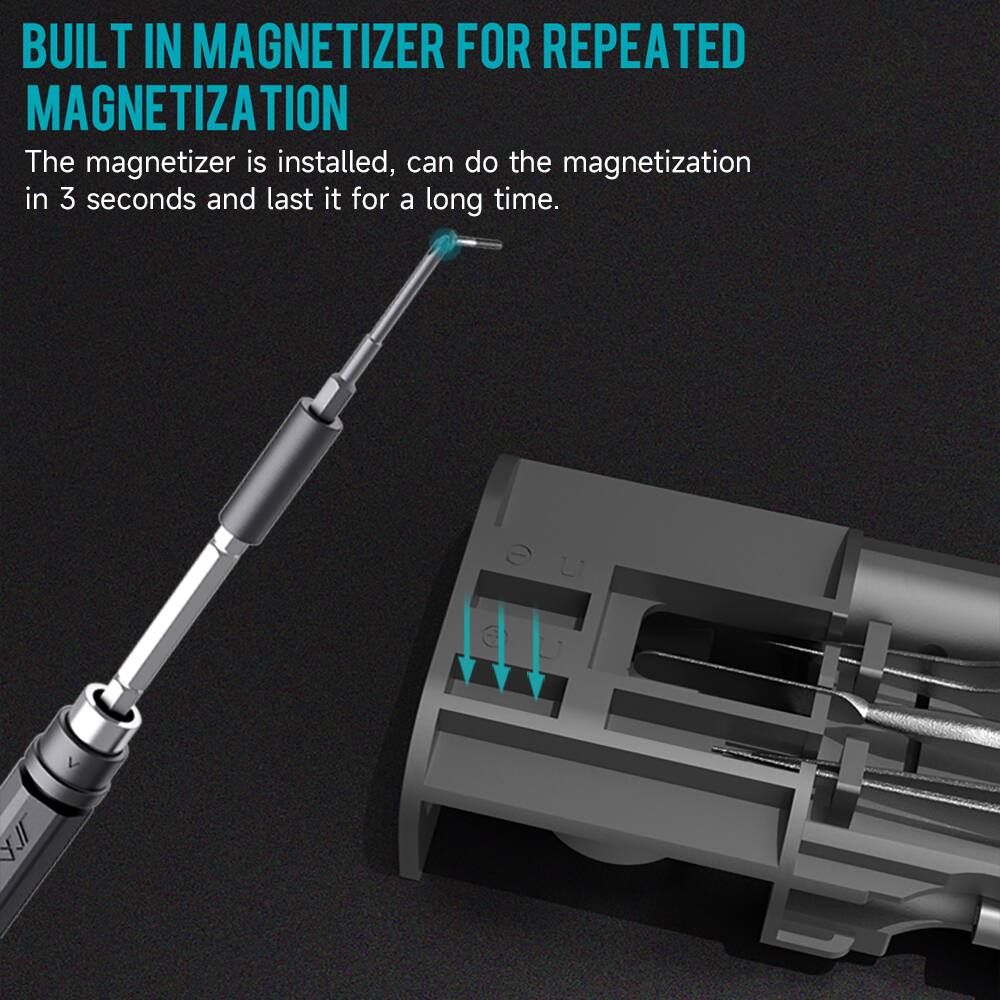 BUILT IN MAGNETIZER FOR REPEATED MAGNETIZATION

The magnetizer is installed, can do the magnetization in 3 seconds and last it for a long time.