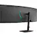 Left. Deco Gear - Deco Gear 49" Super Ultrawide Dual-QHD 5120×1440 1500R Curved Monitor 120Hz HDR400, 1ms, FreeSync, USB-C 65W, KVM - Black.