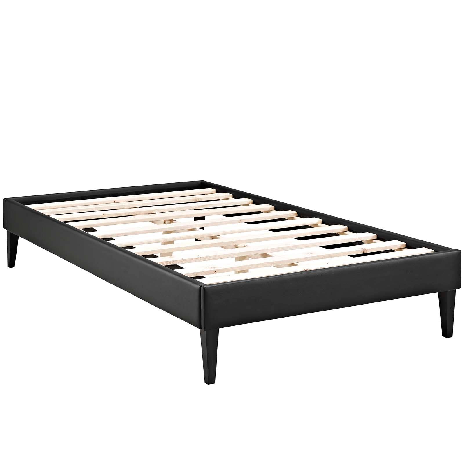 Left. Modway - Alina Platform Full Bed Frame - Gray.