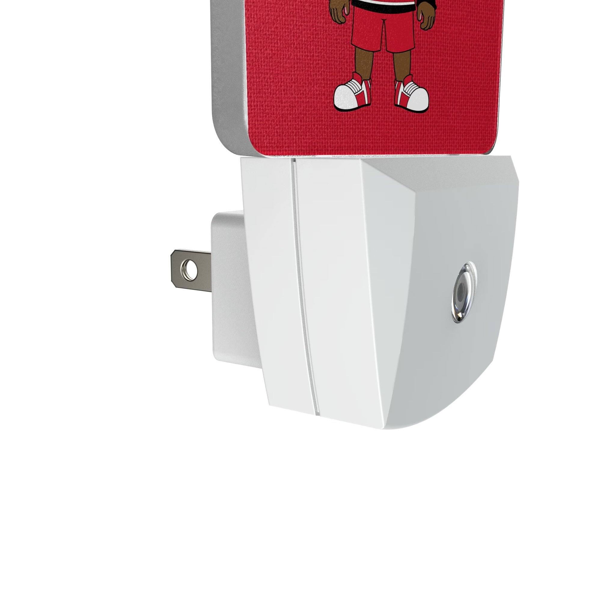 Alt View 2. Keyscaper - Carolina Hurricanes 2-Pack Solid Design Mascot Nightlight Set - White.