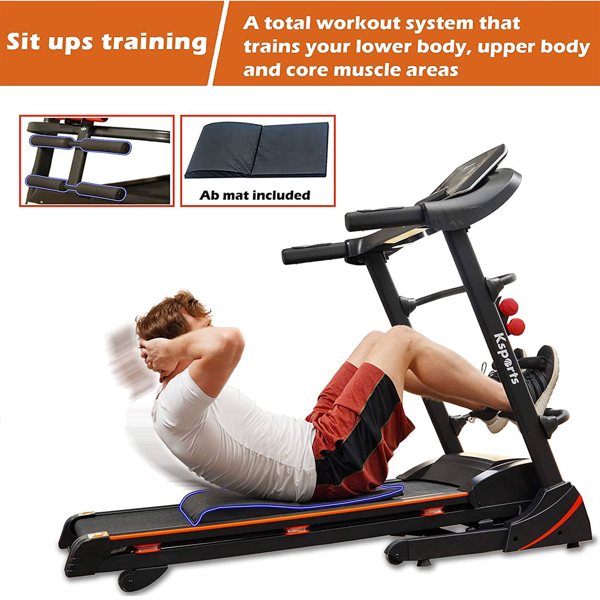 Sit ups training

A total workout system that trains your lower body, upper body and core muscle areas

Ab mat included